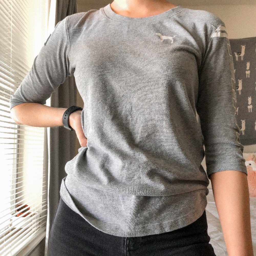PINK 3/4 Sleeve Tee